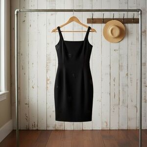 Rhinestone Heart Mini Dress (NWT) Size: L